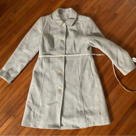 J. Crew Gray Coat - Picture 4 of 6